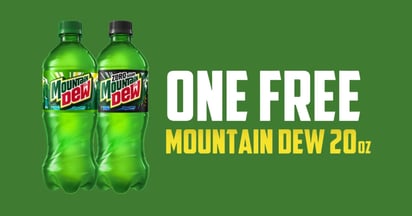 Mountain Dew Free 20 oz