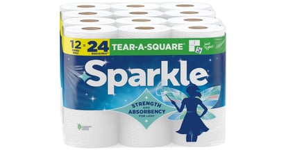 Sparkle Tear-A-Square Paper Towels