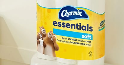 Charmin Essentials Toilet Paper 6 Mega Rolls