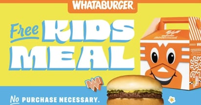 Whataburger Free Kids Meal