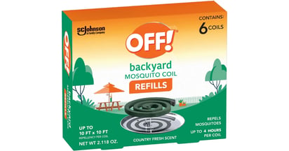 OFF! Backyard Mosquito Repellent Coil Refills