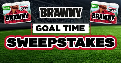 Brawny Brand’s Goal Time Sweepstakes