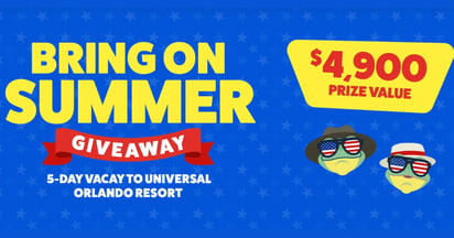 Undercover Tourist Bring on Summer Sweepstakes