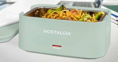 Nostalgia 32-Ounce Heated Electric Lunch Box