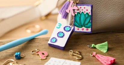 Mahjong Bag Charm Craft Event at Michaels