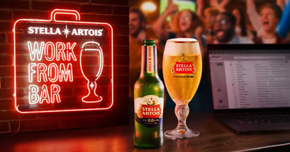Stella Artois Free Work fro Bar