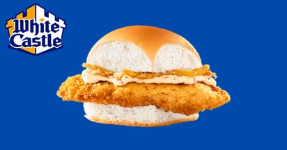 White Castle Garlic Parm Chicken Slider