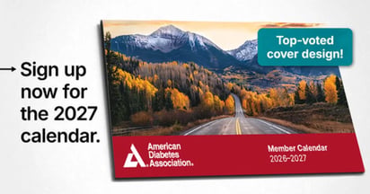American Diabetes Association Calendar 2027