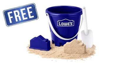 Lowes Beach Bucket Toy Giveaway