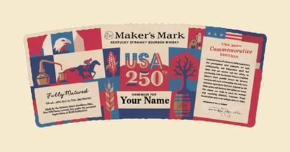 Makers Mark Free America Label