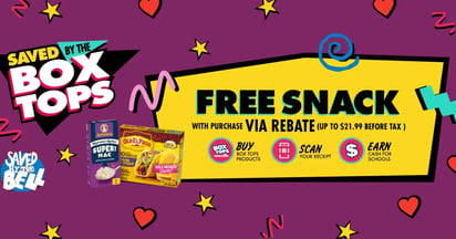 Box Tops General Mills Free Snacks