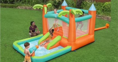 H2OGO! Tropical Outdoor Inflatable Mega Bouncer