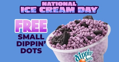 Chuck E Cheese Dippin’ Dots