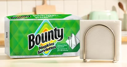 Bounty Paper Napkins 200-Count on Amazon