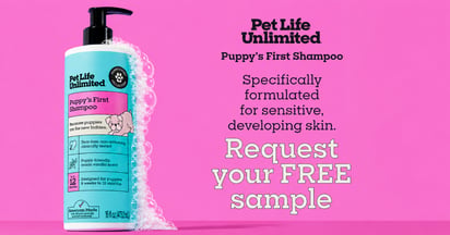Social Pet life unlimited puppy's first shampoo