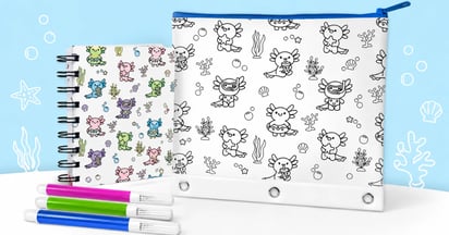 JCPenney Axolotl Pencil Pouch