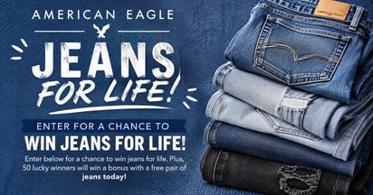 AE Jeans for Life Sweepstakes and Instant Win