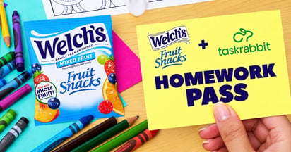 Welchs Fruit Snacks Free Taskrabbit Credit