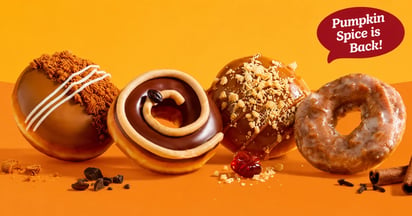 Krispy Kreme Autumn Seasonal Collection Donut