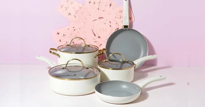 Paris Hilton Epic Nonstick Pots & Pans 12-Pc Set