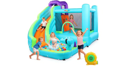 7-in-1 Inflatable Water Slide Bounce House