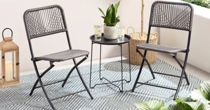 Mainstays 3-Piece Outdoor Patio Bistro Set