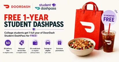 DoorDash DashPass Free for College Students