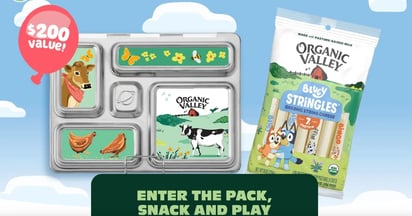 Organic Valley Pack Snack and Play Sweepstakes