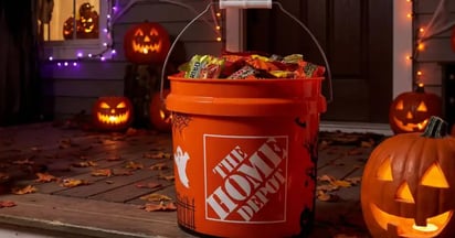 Home Depot 2-Gallon Halloween Bucket