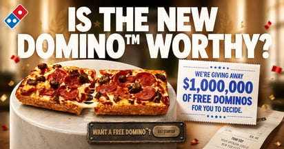 dominos Worthy Free Pizza