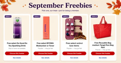 Target Free Gift September 2026