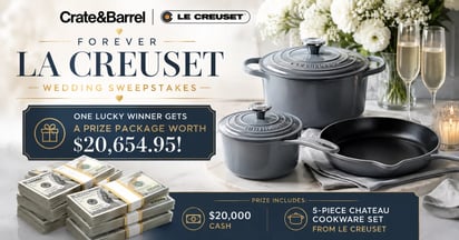 Crate & Barrel Sweeps