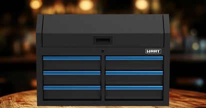 HART 36-In 6-Drawer Heavy-Duty Steel Tool Chest