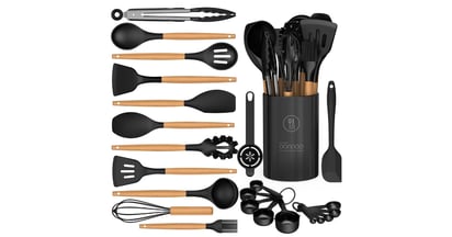 Silicone Cooking Utensils Set at Walmart
