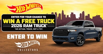 Hot Wheels Ram Truck Sweepstakes
