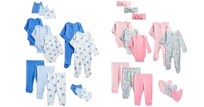 Wonder Nation Baby Clothes 14-Piece Gift Set
