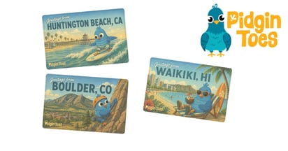 Pidgin Toes Postcard