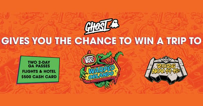 GHOST Orlando Festival Sweepstakes