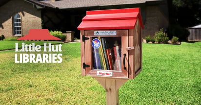 Pizza Hut Little Free Libraries