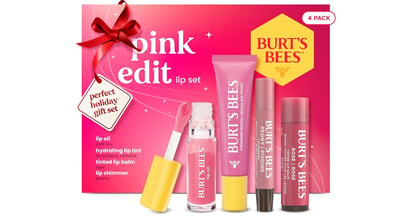 Burt's Bees The Pink Edit Holiday Lip Care Gift