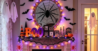 100 LED Halloween Fairy Lights on Amazon