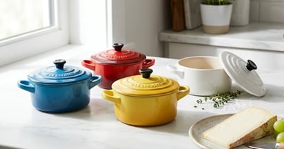 Le Creuset Stoneware 8-Ounce Mini Round Cocotte