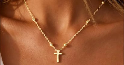 Turandoss Cross Necklace for Women on Amazon