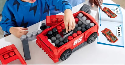 MEGA BLOKS Race Car Building Block Toy