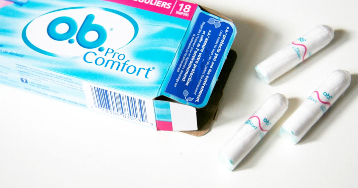 FREE 18ct. Box of o.b. Tampons