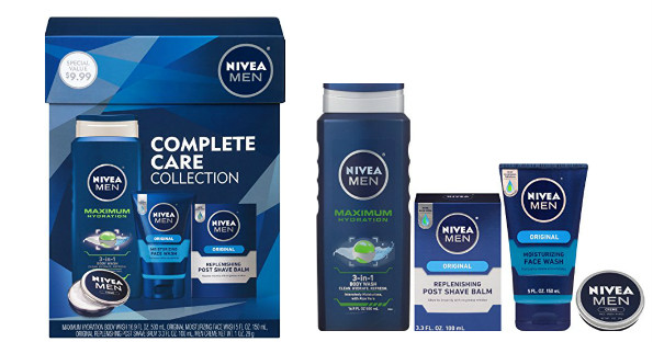 Nivea for Men Gift Set on Sale for $7.49, Only $1.87 per Product