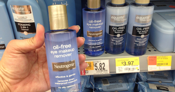 Save $3 off Neutrogena Oil-Free Makeup Remover at Walmart