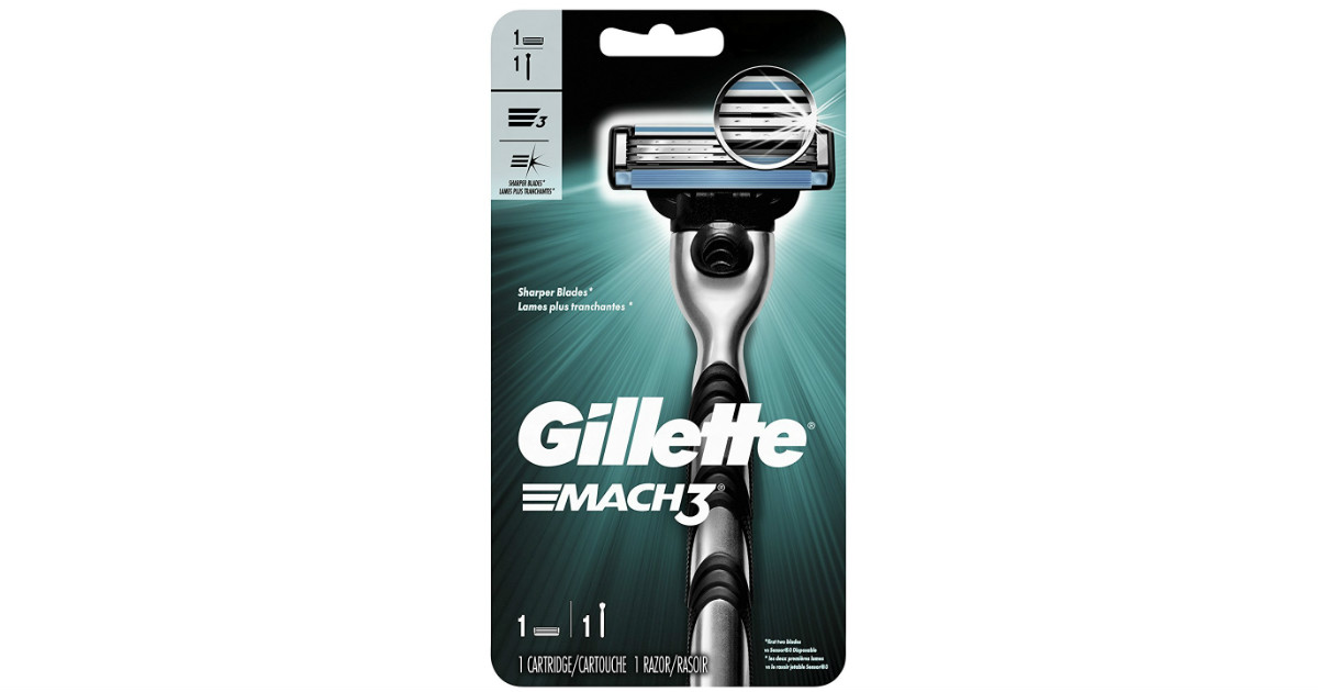 Gillette Mach3 Mens Razor ONLY $5.35 Shipped on Amazon