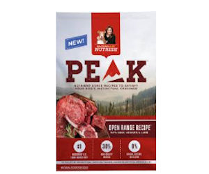 peak dog food