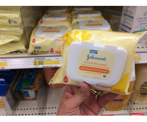 Johnson's Baby Hand & Face Wipes at Walmart